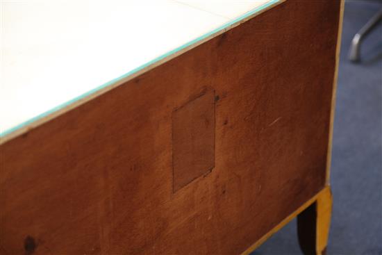 André Arbus (1903-1969) A fine and rare Art Deco serpentine commode, W.5ft D.1ft 6in. H.2ft 3in.
